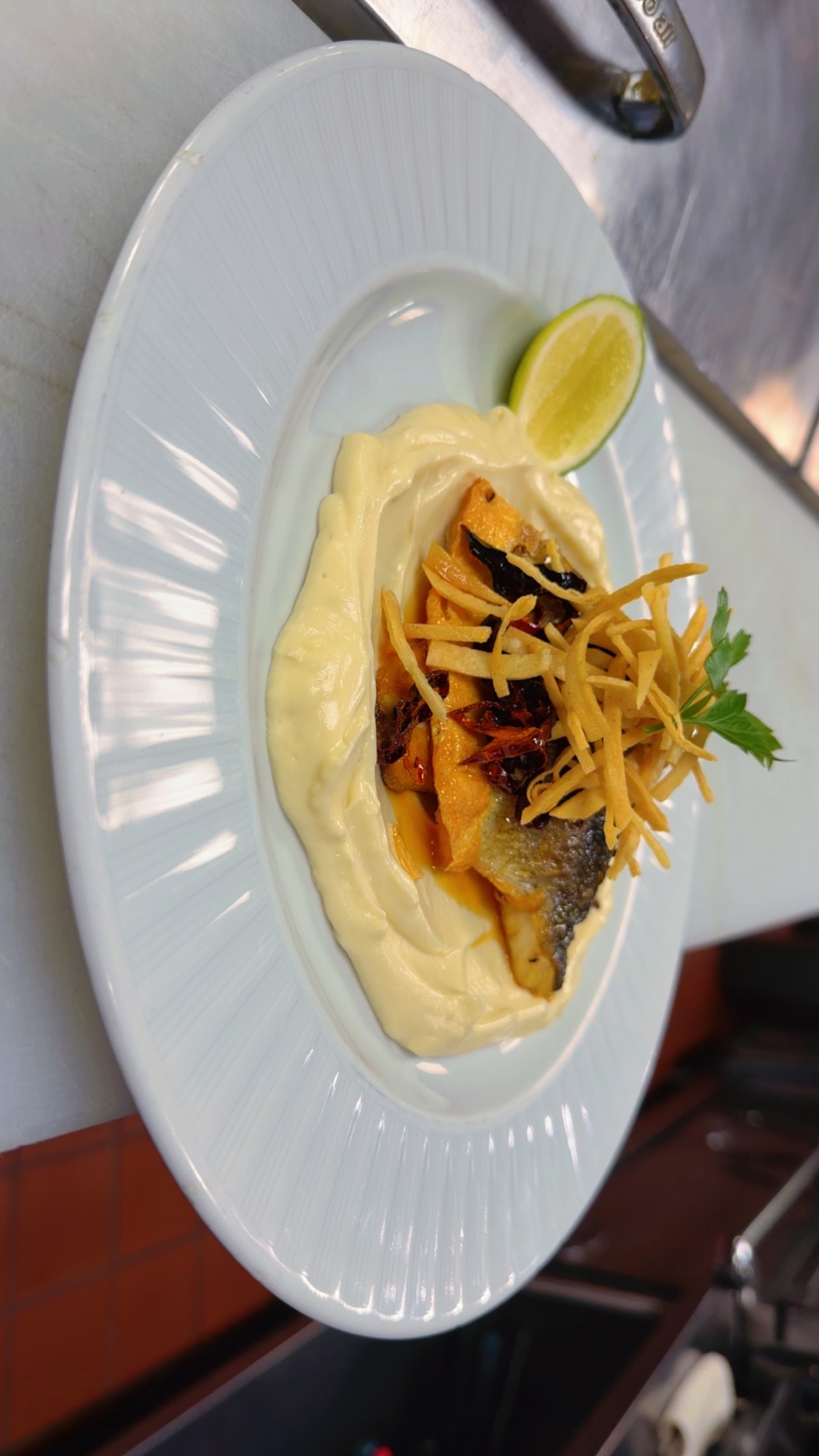 Branzino al Ajillo